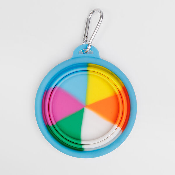 Миска складная разноцветная, 240 мл