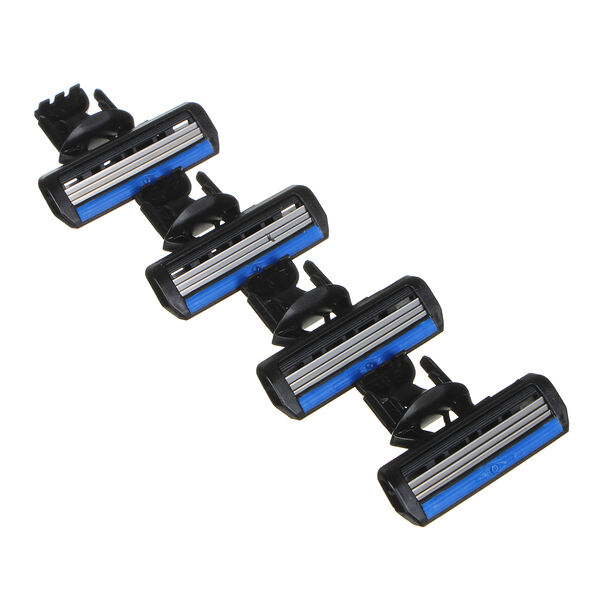 Proway кассеты сменные для бритвенного станка, с тройным лезвием, силикон, пластик, 4шт