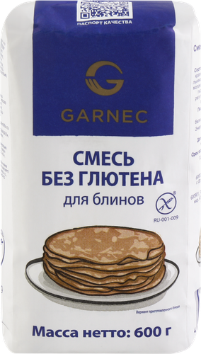 

Сухая смесь для блинов Garnec без глютена 600 г