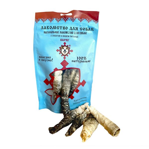 Лакомство для собак ВАРЯГ Кожа трески 50г
