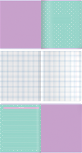 

Тетрадь Meshu Duo Brush А5 в ассортименте 48 листов 1 шт