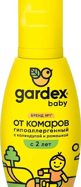 Спрей Gardex Baby от комаров для детей с 2 лет 100мл