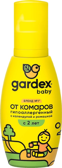 

Спрей от комаров Gardex Baby детский с 2 лет 100 мл