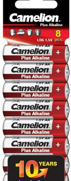 Батарейки Camelion Plus Alkaline SP8 LR6 1.5В 8шт