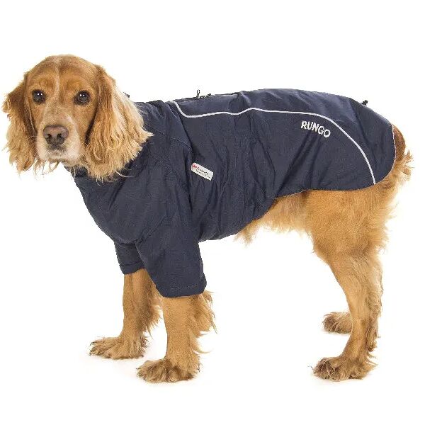 Попона теплая с боковым замком для собак мелких пород XS синий