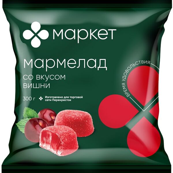Мармелад Маркет со вкусом вишни 300г