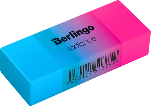 

Ластик Berlingo Radiance прямоугольный 1 шт. цвет в ассортименте