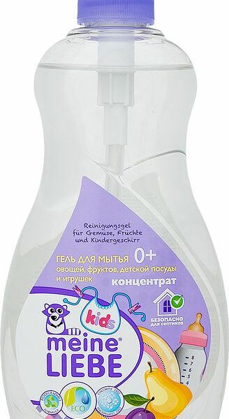 Гель Meine Liebe для мытья посуды овощей и фруктов, 485мл