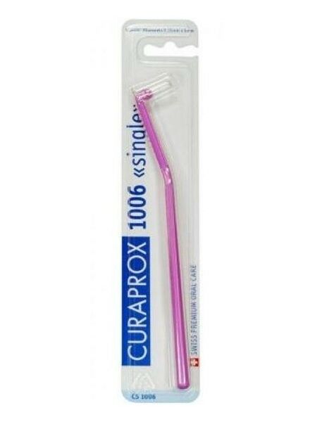 Щетка зубная Curaprox CS1006 Single монопучковая сиреневая