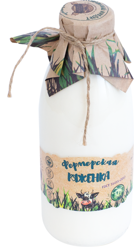 

Ряженка ФЕРМЕРСКАЯ Домашняя 4% ГОСТ, без змж 750мл