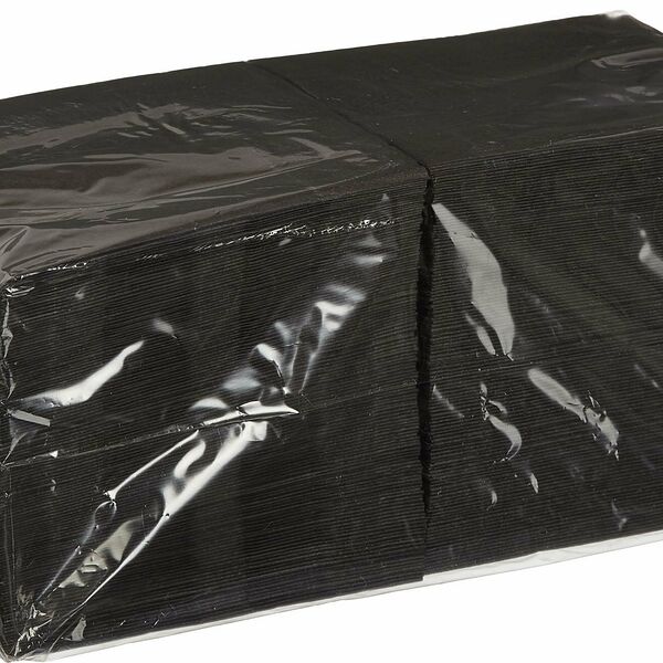 Салфетки 2-сл. 24х24 черные 250 шт./уп