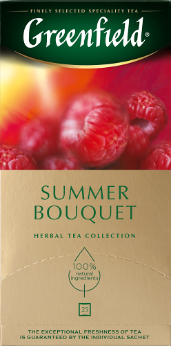 Чай травяной Greenfield Summer Bouquet в пакетиках, 25х2г