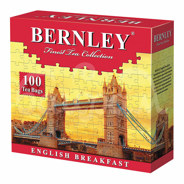 Чай Bernley 100*2гр Инглиш Брэкфаст Черный с/я