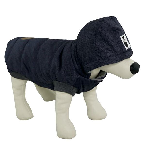 Жилет для собак НЕ ОДИН ДОМА Baby утепленный темно-синий, XXL