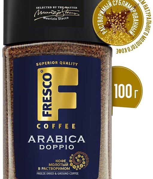 Кофе молотый в растворимом Fresco Doppio 100г