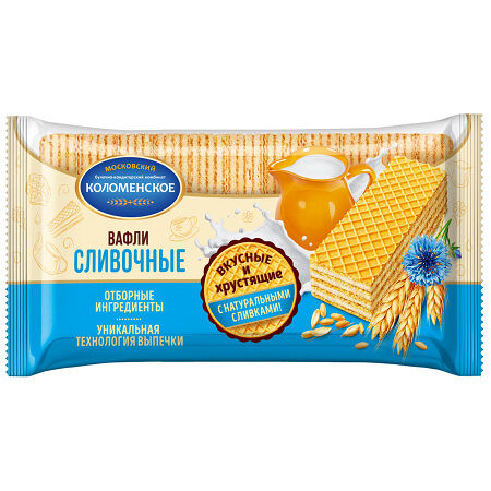 Вафли Коломенское Сливочные традиционные
