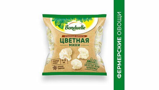 Цветная капуста Bonduelle мини замороженная, фермерская, 400 г