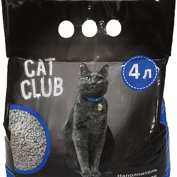 Наполнитель комкующийся Cat Club 4л