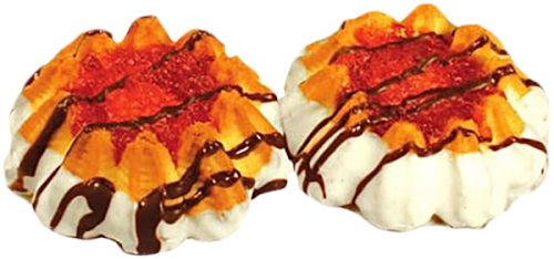 Печенье сдобное Магнит Мандаринка с глазурью 420 г