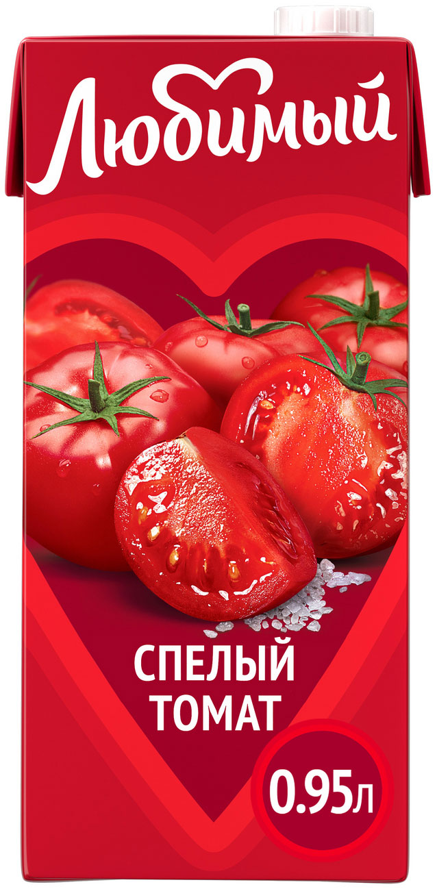 

Напиток сокосодержащий Любимый Спелый томат
