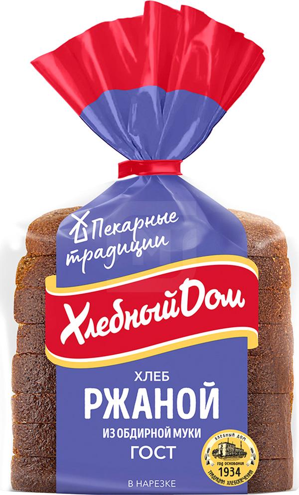 

Хлеб Хлебный дом ржаной формовой нарезка половинка