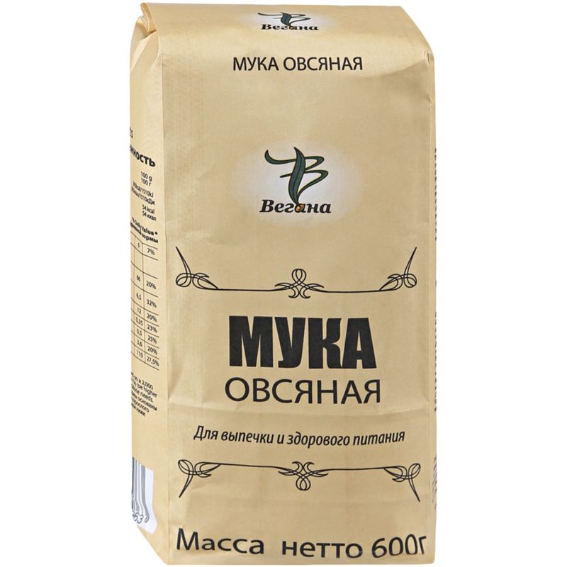 

Мука Гарнец овсяная, первый сорт