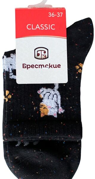 Носки женские Брестские Classic черный Размер 36-37