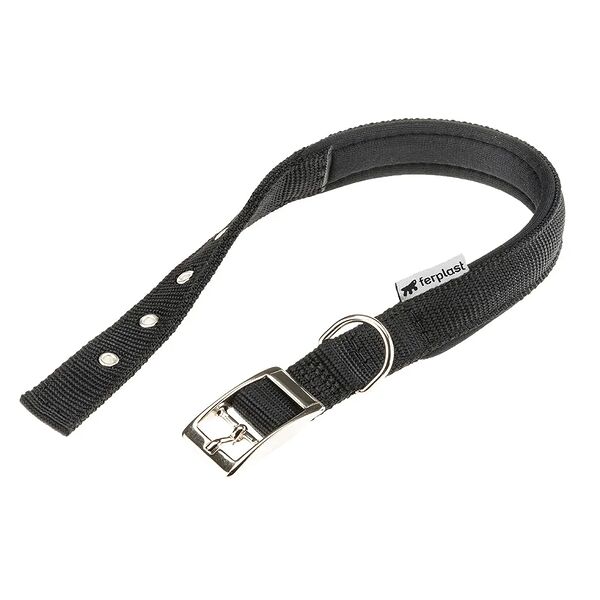 DAYTONA Ошейник для собак крупных пород черный 55х3 см