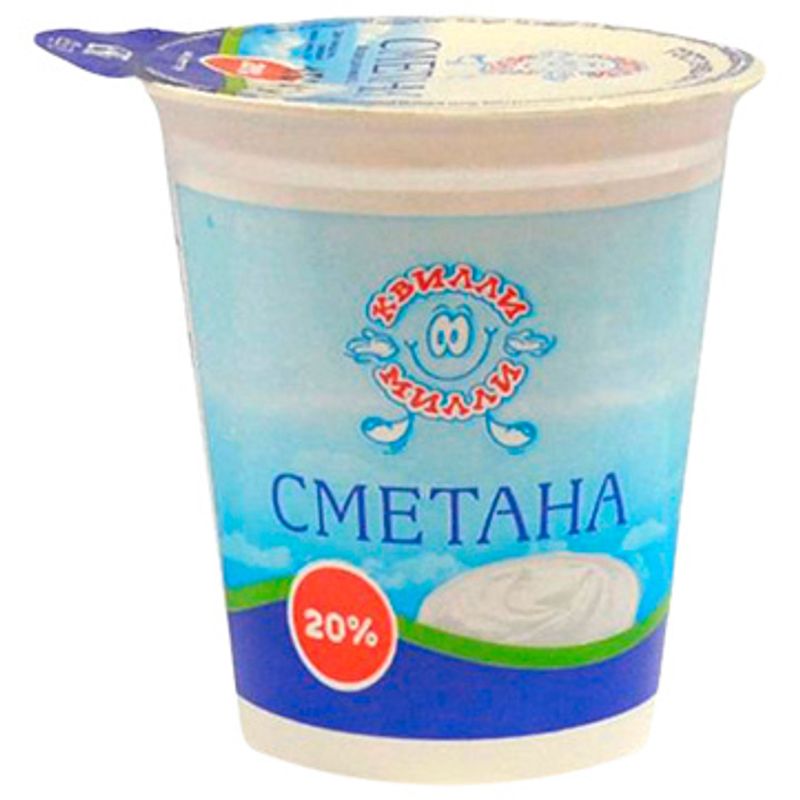 

Сметана Квилли Милли 20% 300 г