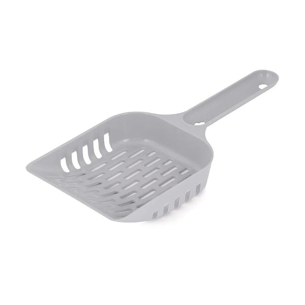 Совок для уборки кошачьего туалета серый