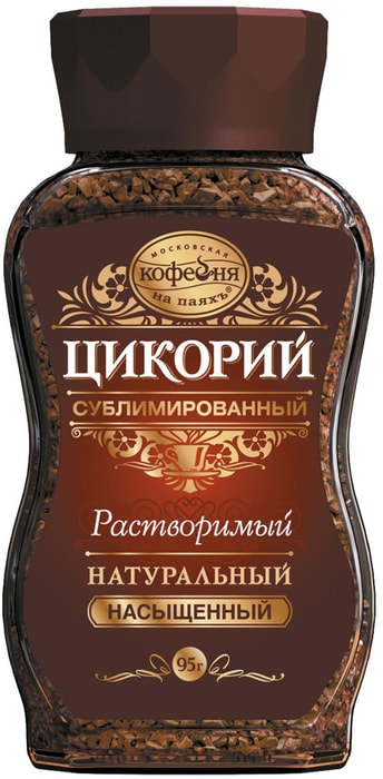 

Цикорий растворимый Московская кофейня на паяхъ сублимированный насыщенный 95 г