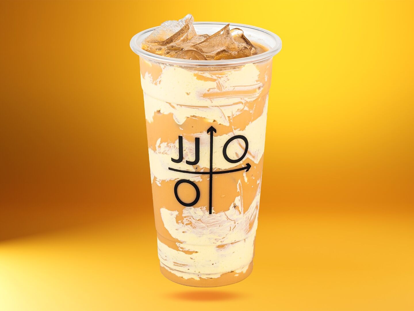 Холодный молочный чай Крем-кейк с карамельной тапиокой (Milk Tea)
