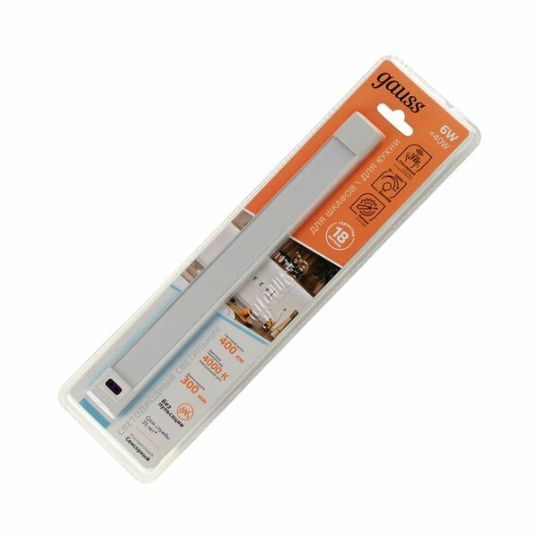 Светильник сенсорный Gauss модель D 6W 400lm 4000K 170-260V 300mm диммируемый IR