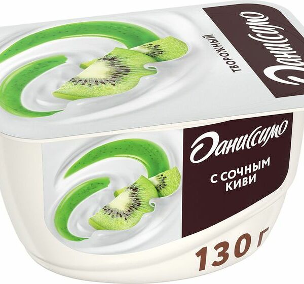Творожок Даниссимо киви 5.5% 130г