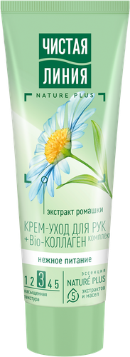 

Крем-уход для рук Чистая Линия Основной уход Нежное питание с экстрактом ромашки 75 мл