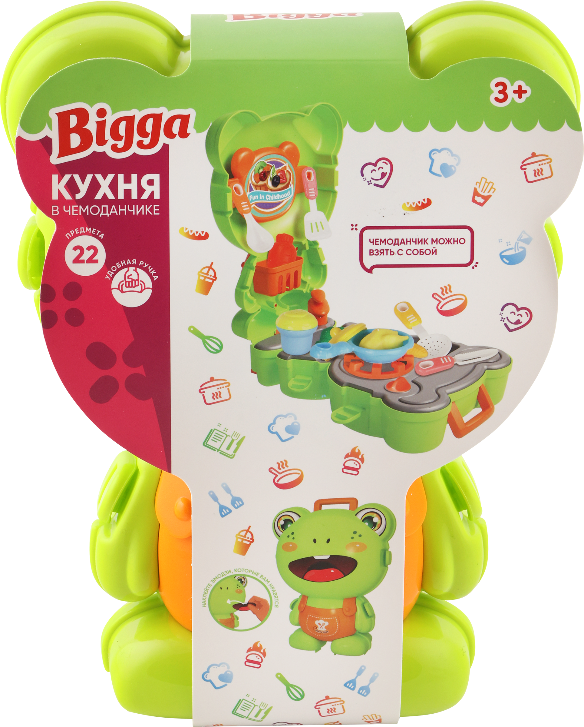 

Набор игровой BIGGA Кухня в чемоданчике, 22 предмета Арт. 1907U265
