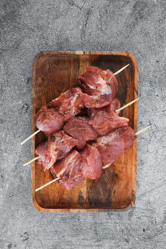 

Шашлык из свиной шеи ЛЕНТА FRESH в брусничном маринаде