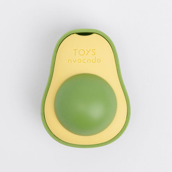 Игрушка для кошек Шарик-лизунец Авокадо, 5,6х4,2х3 см