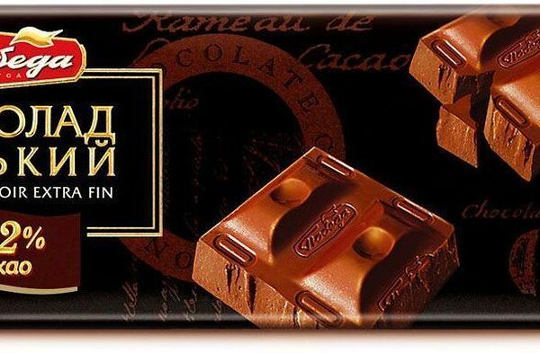 Шоколад горький Победа вкуса 72% какао