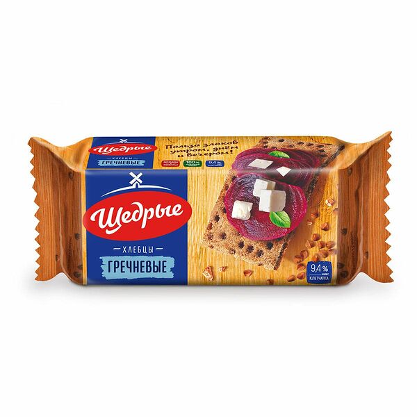 Хлебцы Гречневые Щедрые 100 г