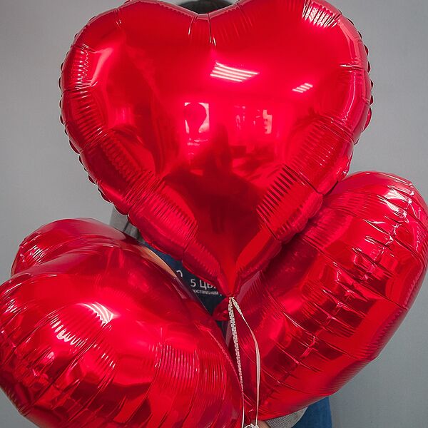 Набор фольгированных шаров с гелием - 