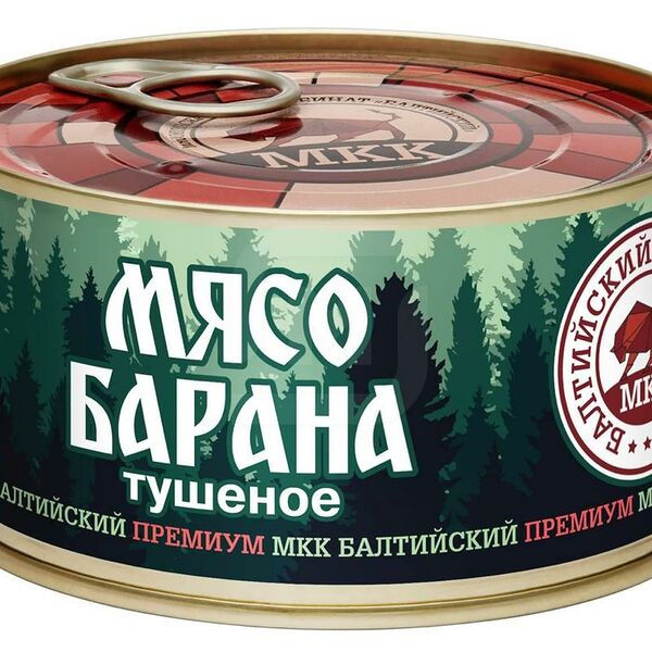 Мясо барана МКК Балтийский Деликатес тушеное 325 г