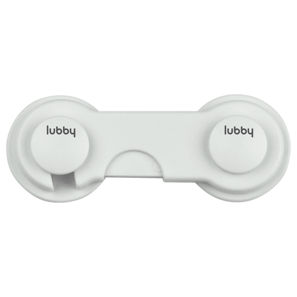 Замок для створок шкафчиков LUBBY безопасный, пластмассовый, Арт. 13576