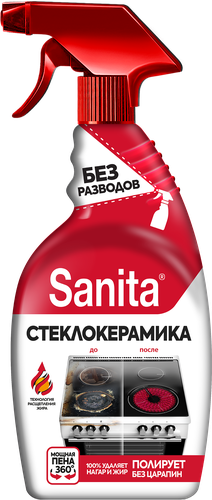 

Средство чистящее Sanita Антижир зеленый чай и лайм 500 мл