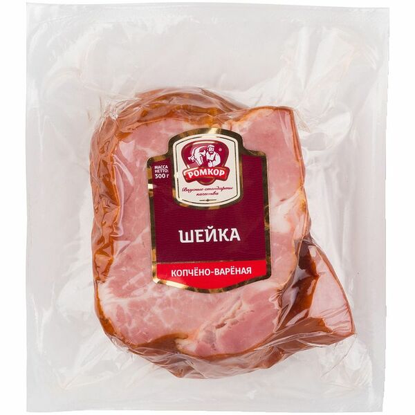Шейка свиная Ромкор варено-копченая вес