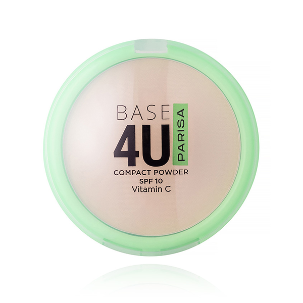 Пудра для лица Parisa BASE 4U компактная тон 04