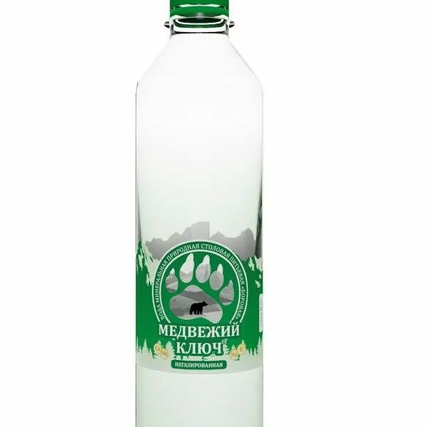 Вода минеральная Медвежий ключ Боровая природная столовая негазированная