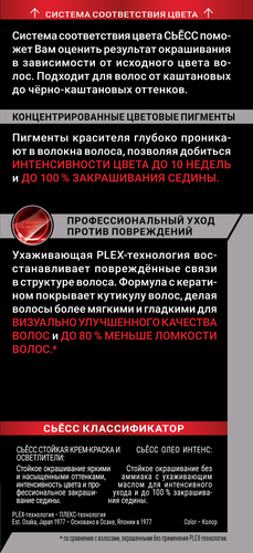 

Краска для волос Сьёсс Color 3-8 Темный шоколад 115 мл