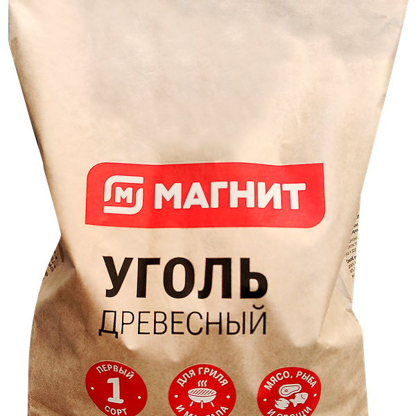 Уголь древесный Магнит 2,5кг