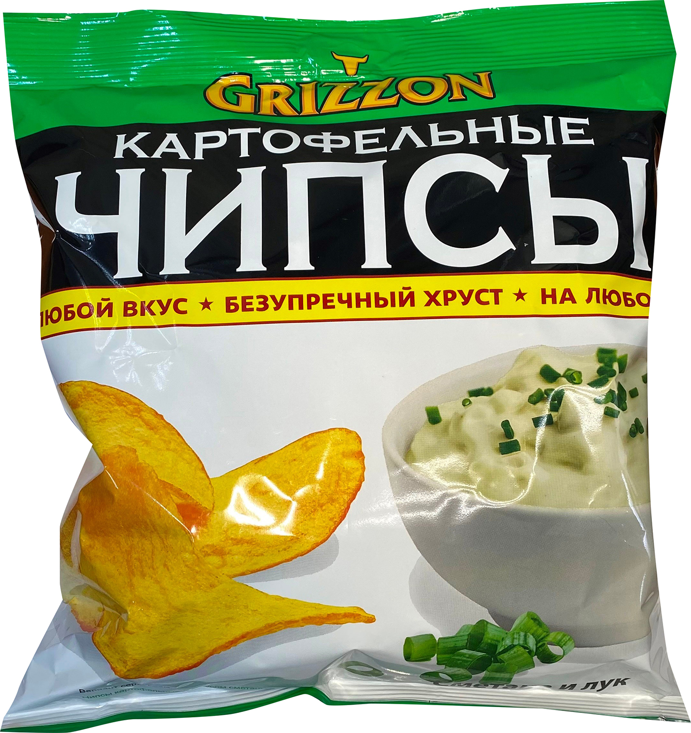 

Чипсы Grizzon картофельные вкус сметаны и лука